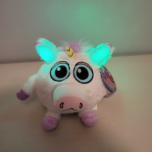 Unicorn Plush Ear Resistibles Stuffed Animal Jay At Play Changes Colors NWT - Picture 9 of 12